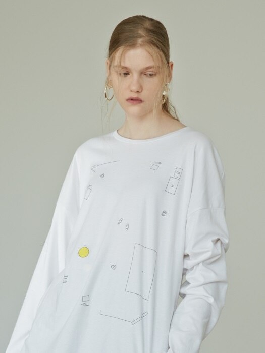 17FW A PITHY SEQUENCE T-SHIRT (WHITE)