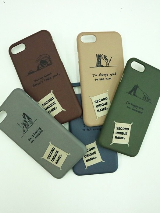 SUN CASE GRAPHIC STORY OF FALL CHOCOBROWN (BEIGE TAG)