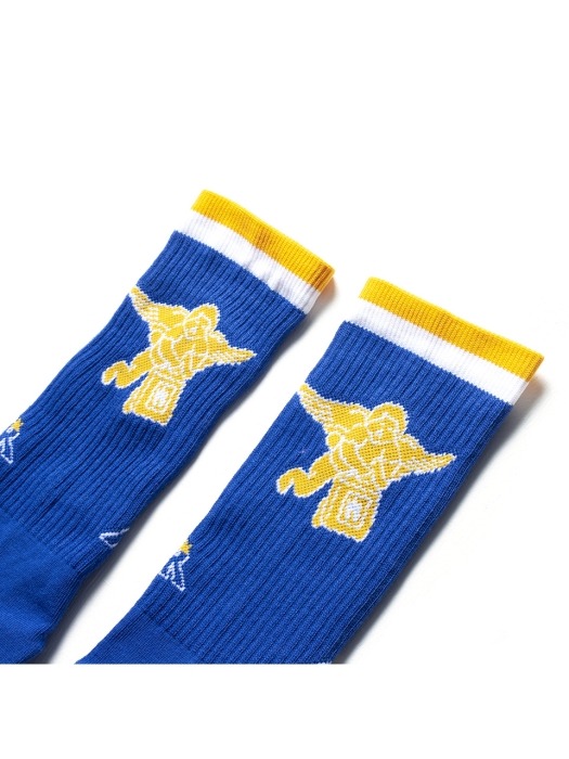 GOODBYE PARADISE SOCKS-ELECTRIC BLUE