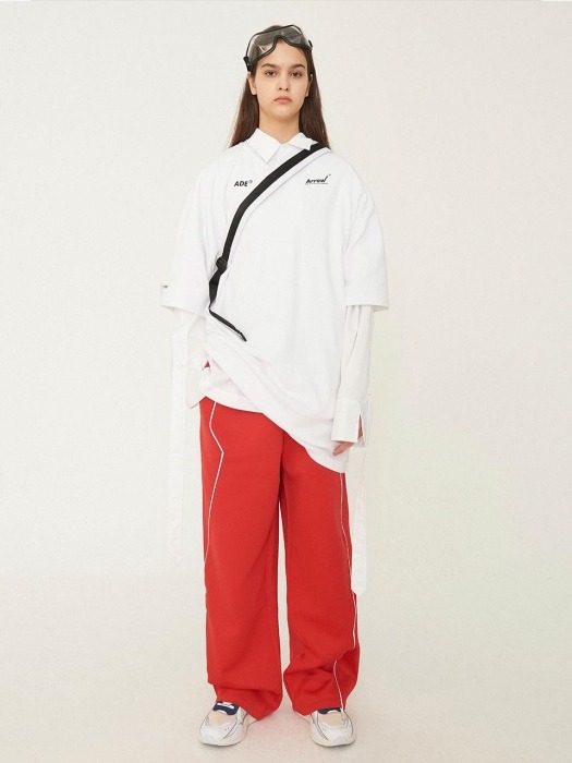 Thunder track trousers Red
