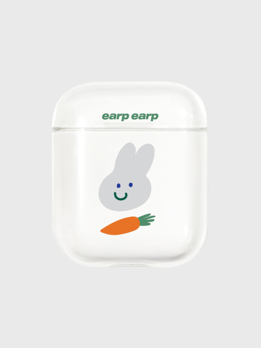 Rabbit carrot-clear(Air pods)