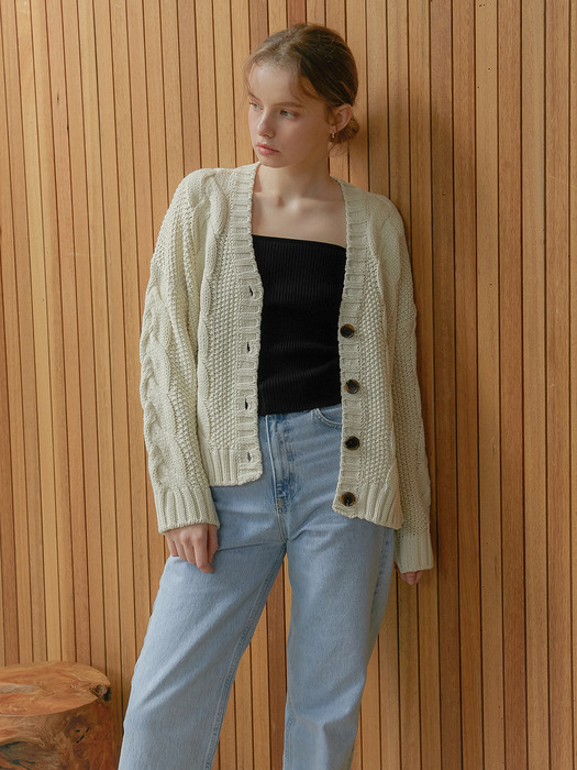 Butter Twist Cardigan_Beige