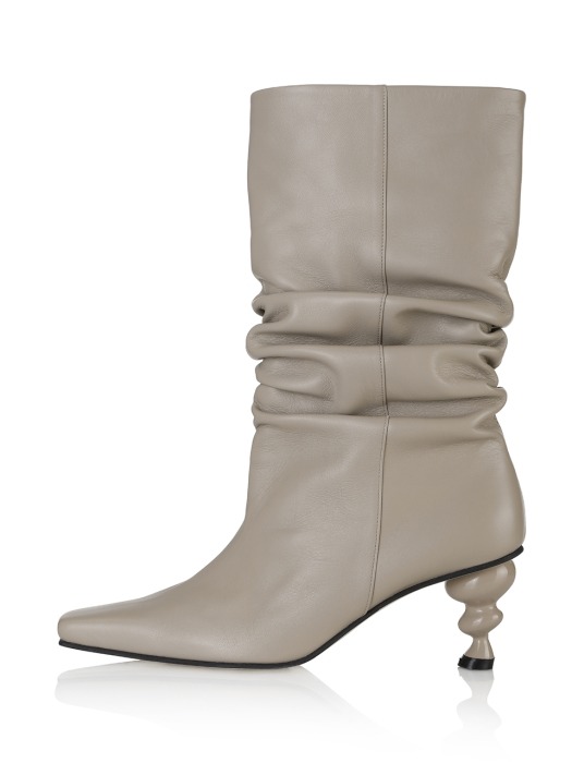 Tisha boots / 20RS-B552 Mud beige