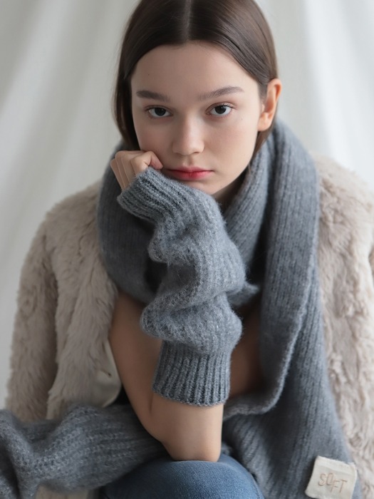 SOFT KNIT Muffler_3Colors