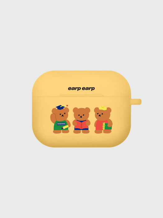 Smart bear friends-yellow(Air pods pro)