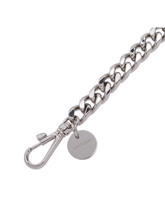 Pearl Metal Chain Long Strap