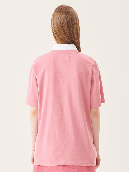Rose High frequency T-shirts [PINK]
