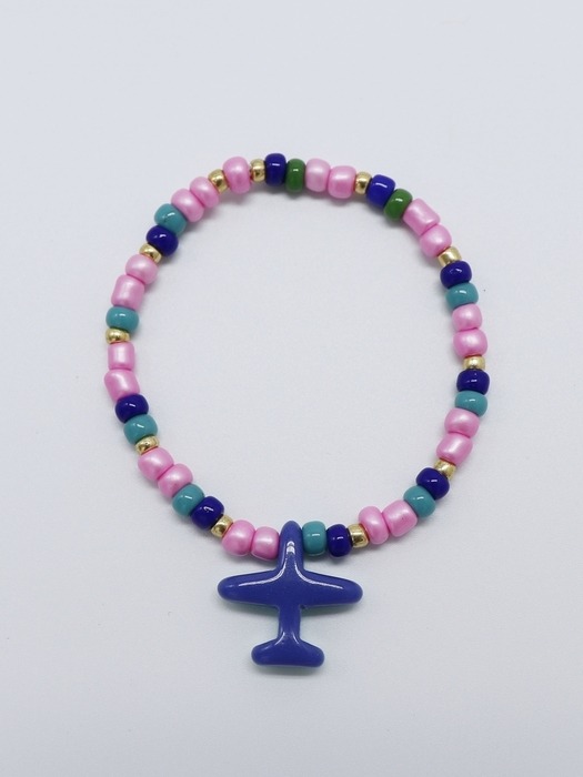 Formica airplane beads Bracelet 호마이카 투톤컬러 비행기 비즈팔찌