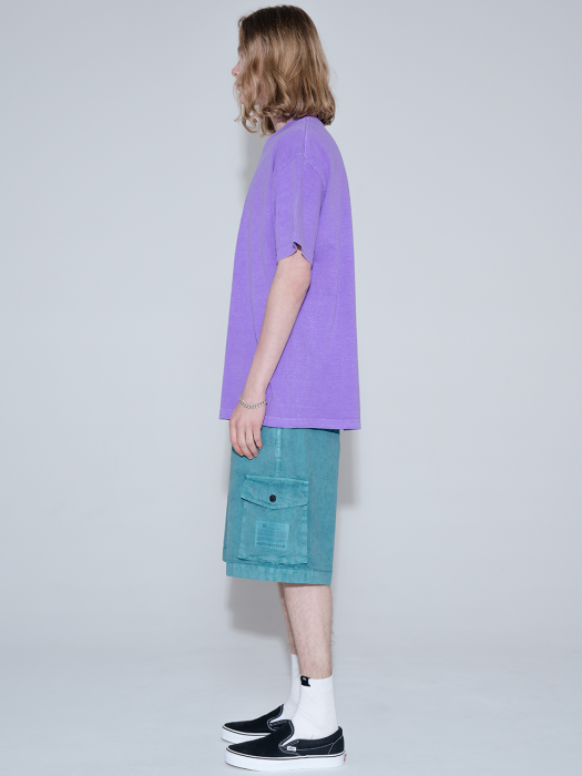 Pigment pocket cargo shorts_green