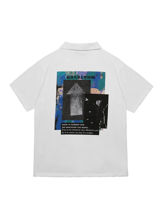 OPENING STAGE PRINT COLLAR T-SHIRT