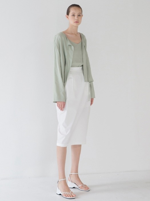 Linen Sleeveless - Mint