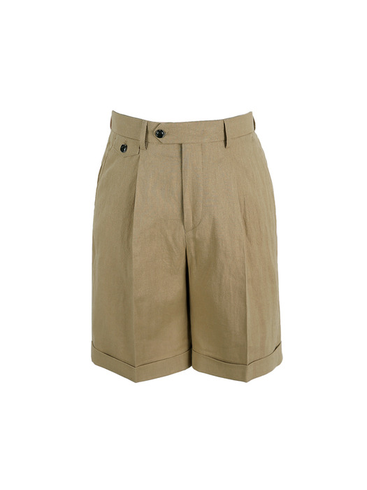 HBT Linen Shorts (Beige)