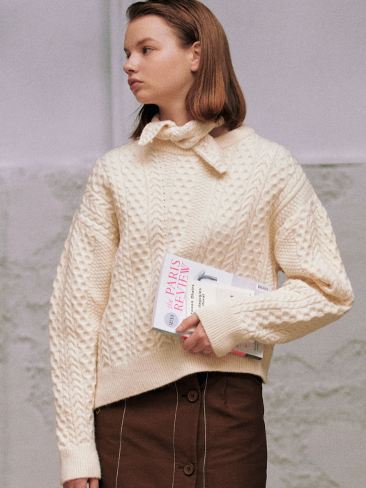 Maty Cable Knit_Ivory