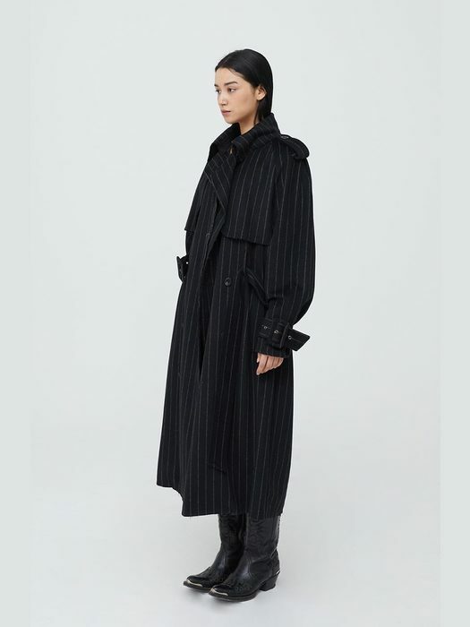 LSD COLLECTION  LABEL_Wool Trench Jacket