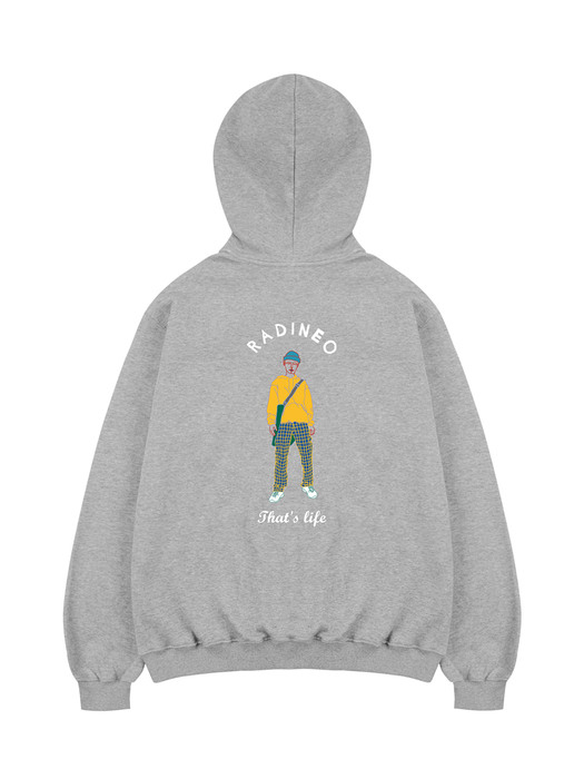 Life hoodie gray