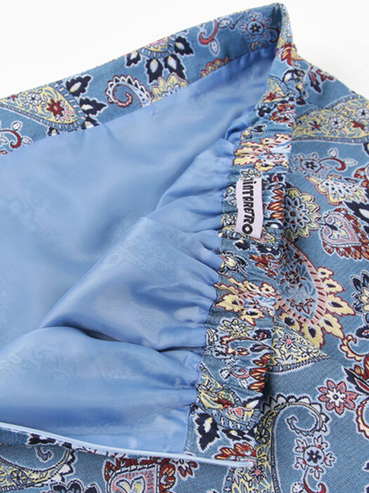 Phila Blue Midi Skirt