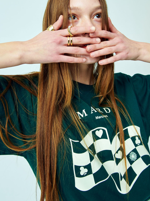 TSHIRT - CHECKER DEEP - GREEN