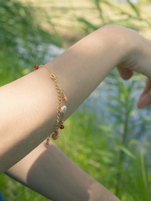 Oriental sunlight bracelet & anklet (925 silver)