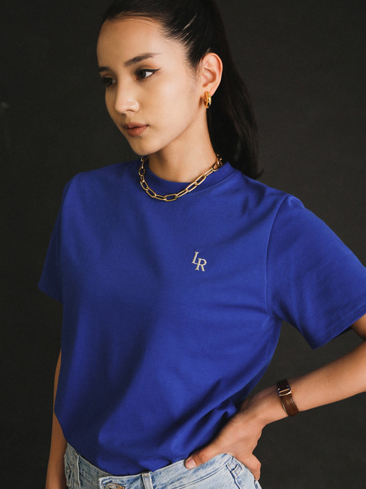 LR Logo Half-Sleeve T-shirt Cobalt Blue