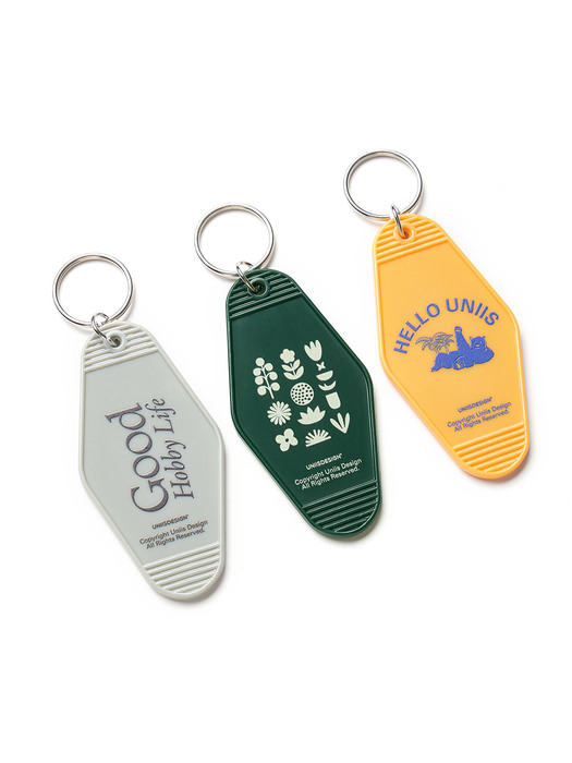 UNIIS HOTEL KEY RING_DEEP GREEN