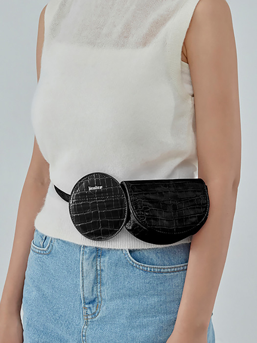 WADANG BELT CROSS BAG(BLACK)