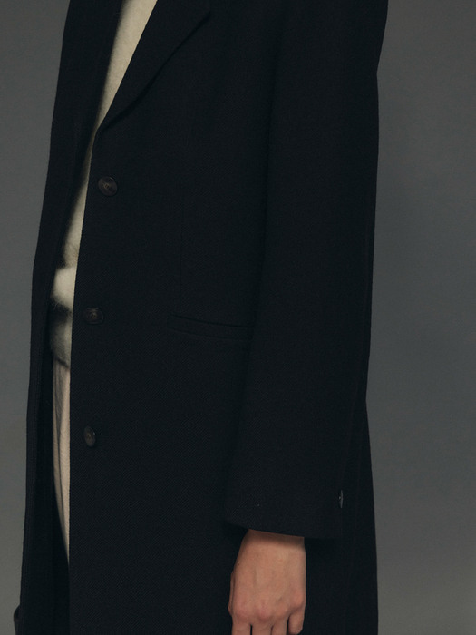 Parker single twill coat (Black)