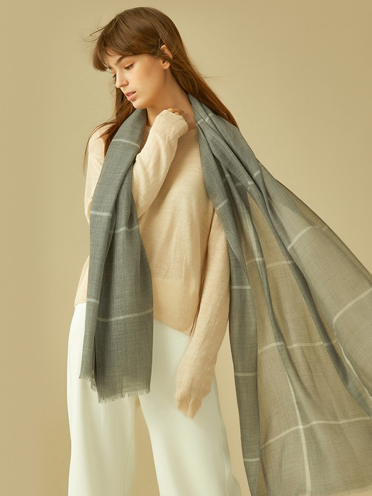 100% 캐시미어 라이트 스카프 Cashmere Light Scarf (11color)