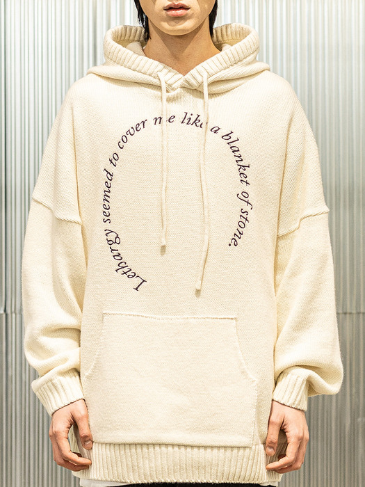 CIRCLE OPINION HOODY KNIT MSTNT001-CR