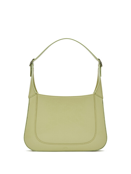 [단독]Bolsa Hobo Bag Egg Yellow Crinkle