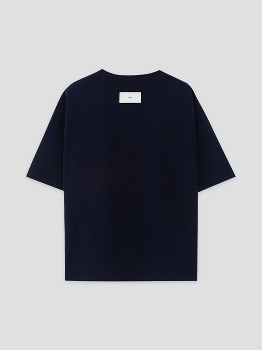 GIA COTTON T SHIRT (DARK NAVY)