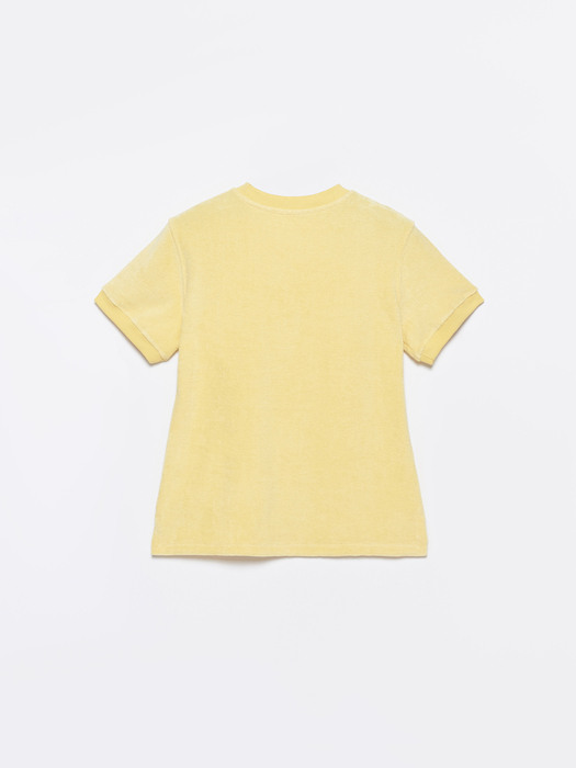 Terry Sleeve Top-Yellow