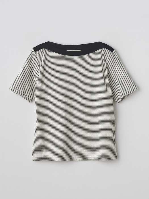 Half Boatneck Tshirt_ST