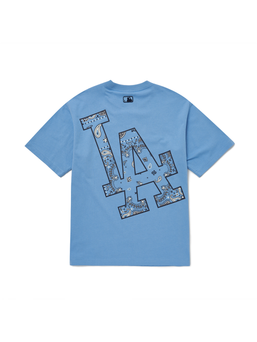 페이즐리 메가로고 반팔 티셔츠 LA (L.Blue)