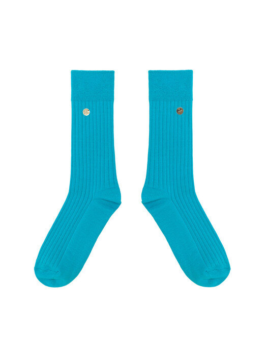 Chung Logo Coin Socks_Blue