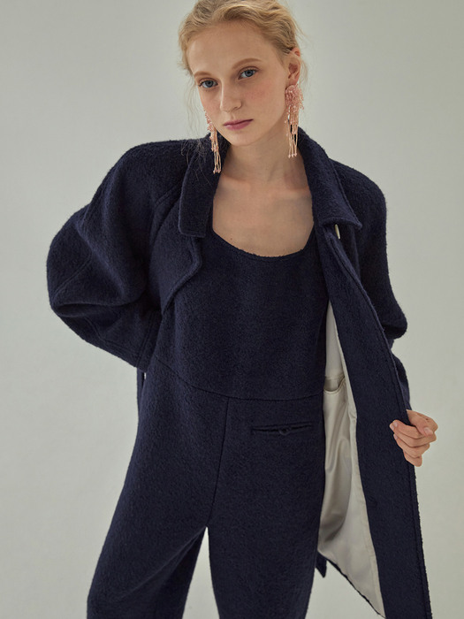 fluffy wool jumpsuite_navy