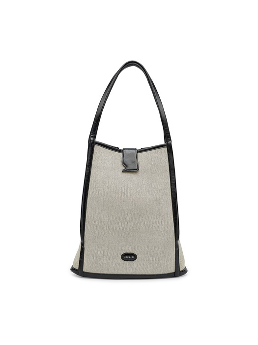 【HIEMS COR】22FW★ HIEMS 79 CANVAS BAG 옘스코르]HIEMS 79 CANVAS BAG BLACK/BLACK