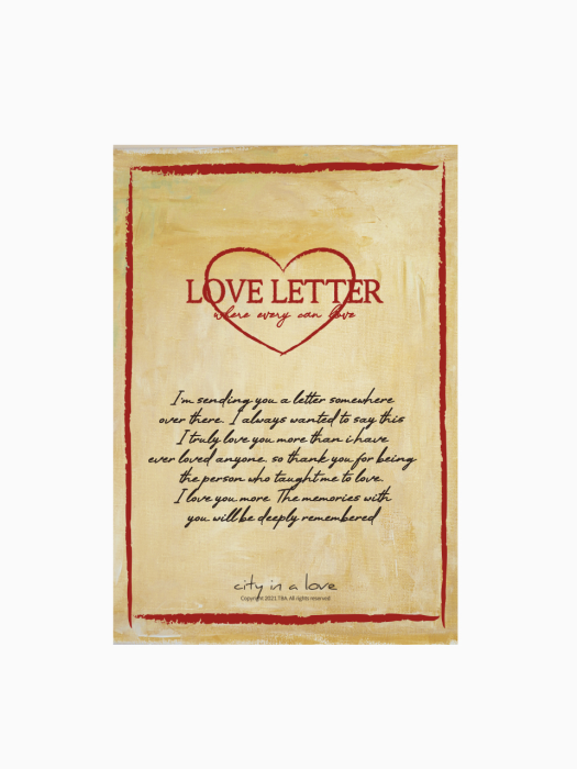 TBA 포스트카드 artworks -  love letter 022
