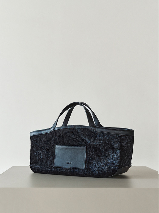 Ribo Tote Bag - Patterned Velvet