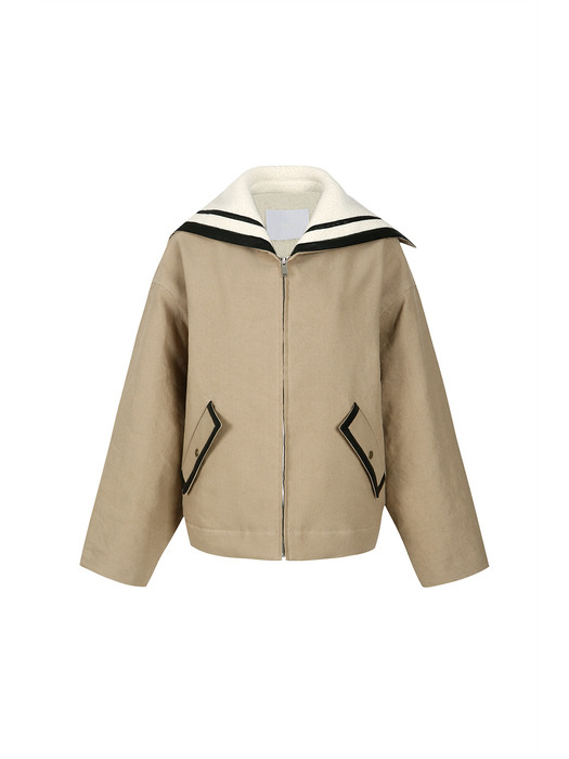 かわいい！ enfold ASYMMEETRY SAILOR-COLLAR JACKET - bhmtextil.com.br