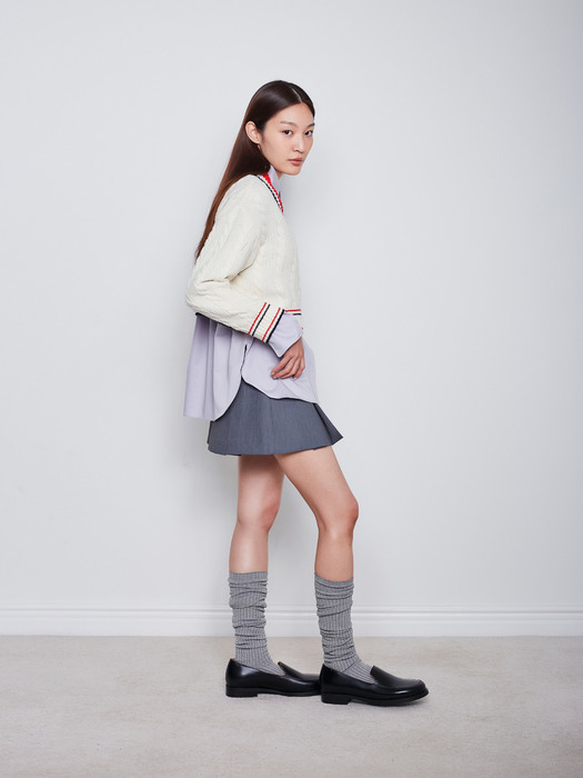Academic Knit Top - Ivory