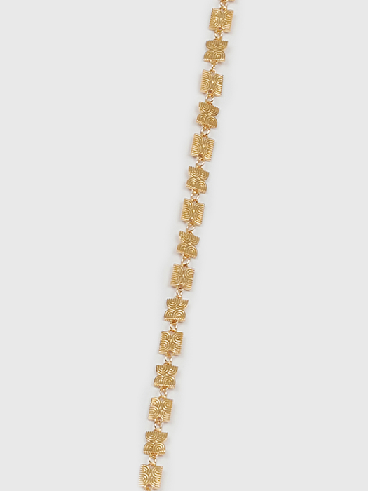 WIGIEE Logo Long Necklace - Gold
