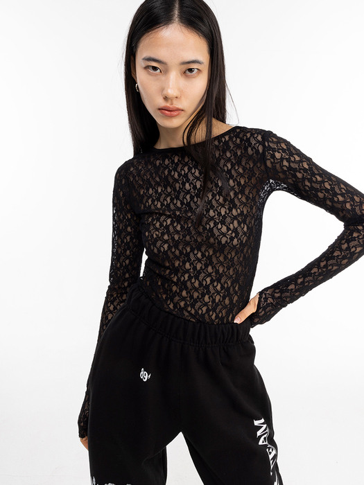 LACE SEE THROUGH TOP_BLACK