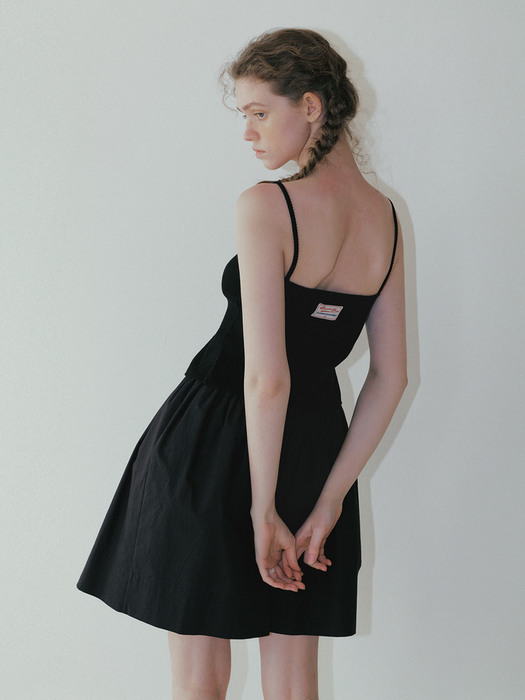 corset volume skirt_black