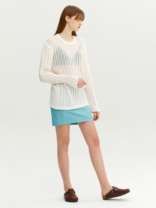 GRANITA Skashi long pullover (Ivory)