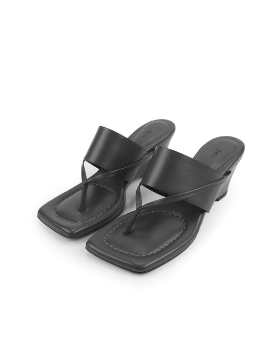 jio flip-flop sandals / charcoal grey