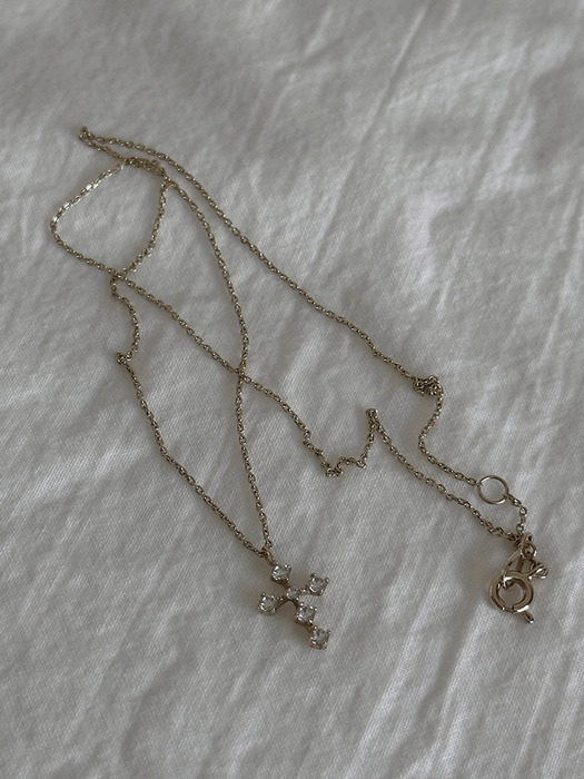 14k Cross necklace