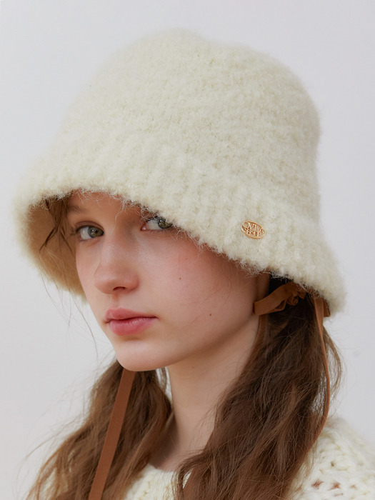 [단독] boucle floppy bear hat_3color HA005