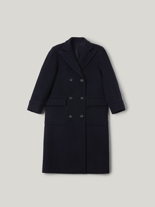 PVIL Wool Double Coat(Navy)