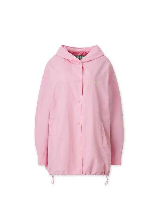 Frankly Hood Point Nylon Jacket, Pink