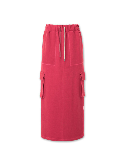 Frankly Pigment Washing Pocket Skirt - Pink